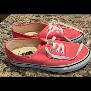 Pink Vans Size 6.5